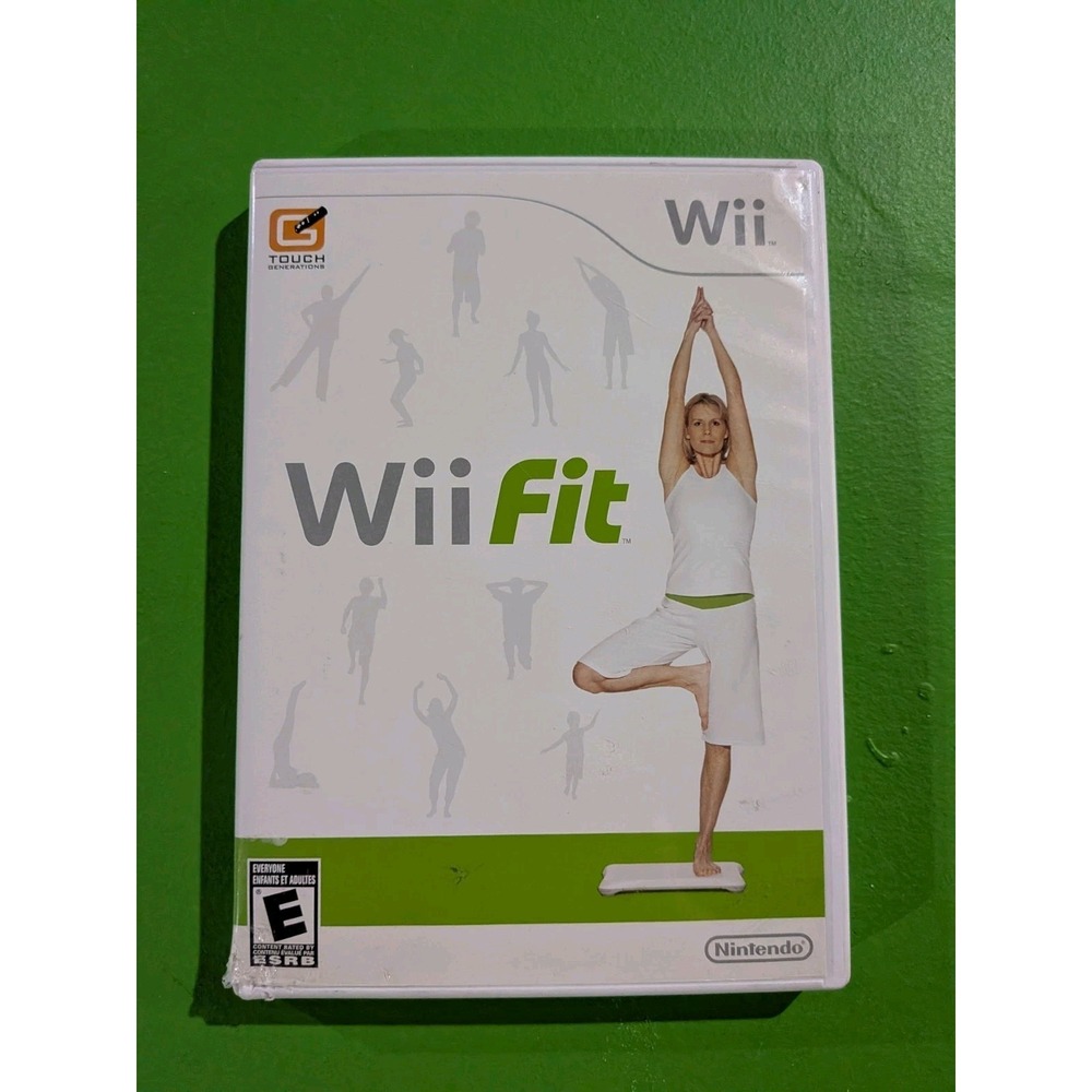 Wii Fit (Nintendo Wii, 2008) Video Game Active Fun Workout